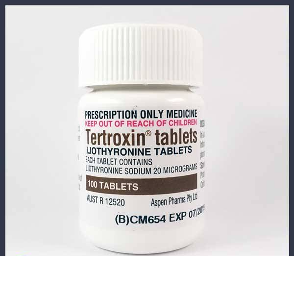 Tertroxin (T3) 20mcg X 100 tablets