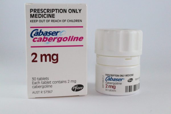 Pfizer Cabergoline 2mg X 30 tablets