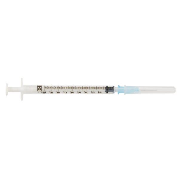 1 mL Syringe with 5/8 Inch 25 Gauge Needle (100 pack)